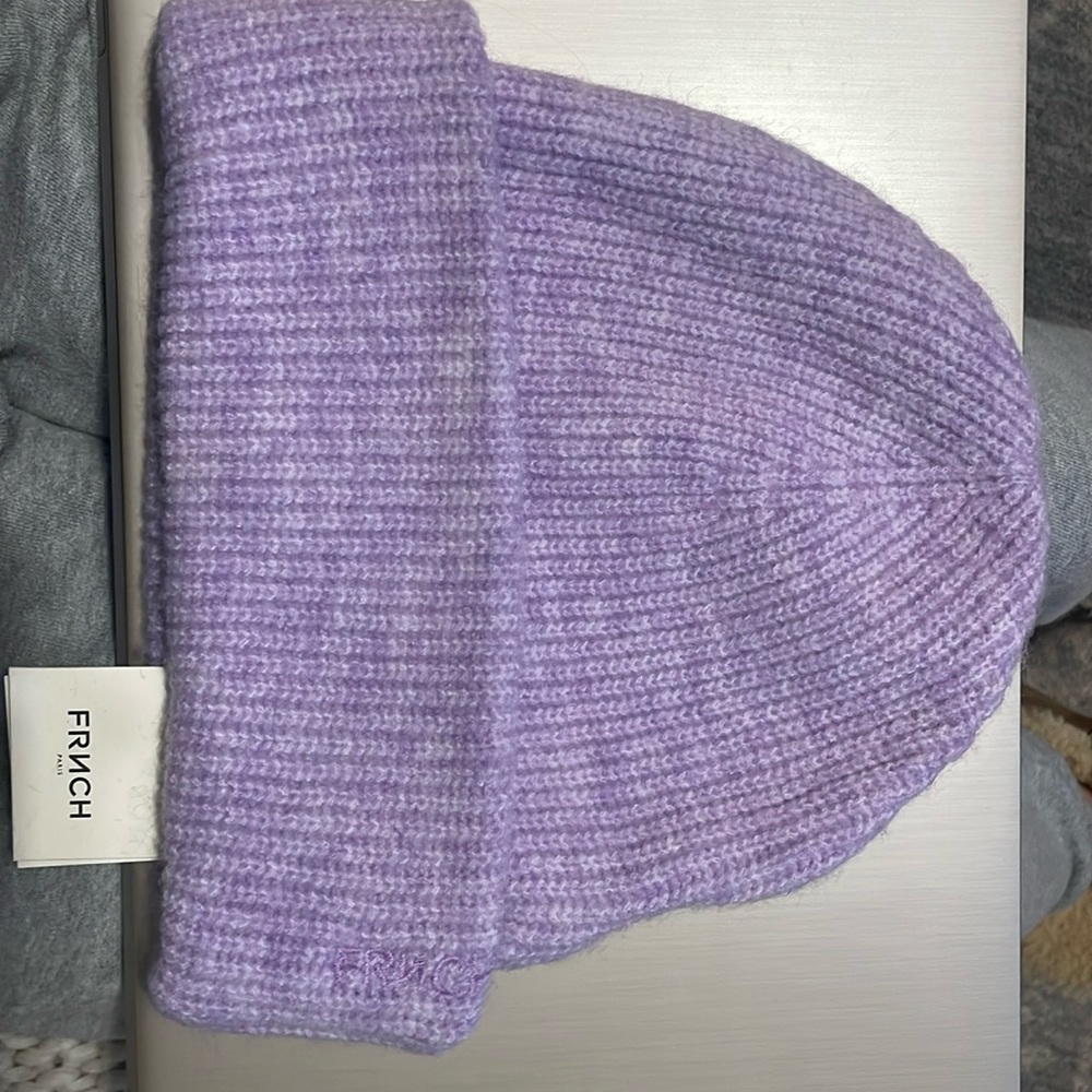 NWT French lavender beanie
